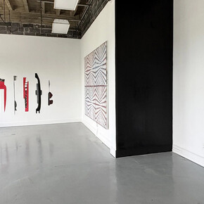 Various artists, Afrofuturism, exhibition view. Courtesy of Ethan Cohen Gallery