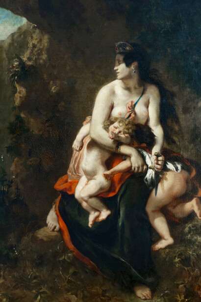 Eugène Delacroix - La furia di Medea, 1838, Palais des beaux-arts de Lille
