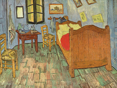 Vincent van Gogh. El dormitorio en Arlés. 1888. Museo Van Gogh, Ámsterdam