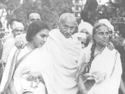 Mohandas Karamchand Gandhi, inspirador de la marcha de la sal, una manifestación a través del país contra los impuestos a los que estaba sujeto este producto