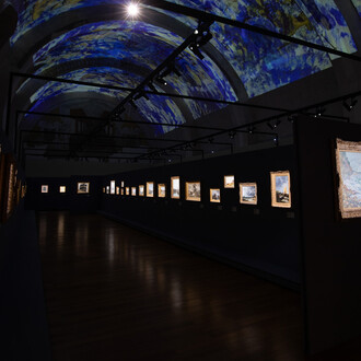 Artisti vari, Tesori impressionisti: Monet e la Normandia, veduta della mostra. Cortesia del Palazzo Reale di Palermo