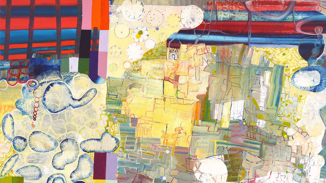 Josette Urso, Corduroy and the fern, 2024. Courtesy of Kathryn Markel Fine Arts Gallery