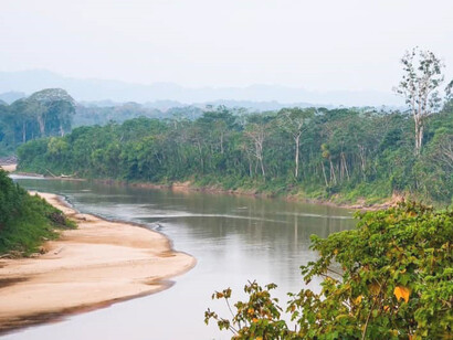 El Río Amazonas, ubicado en Suramérica