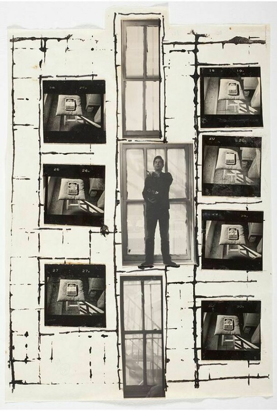 William S. Burroughs and Brion Gysin, Untitled, 1965, Silver gelatin prints and ink on paper, 25.4 x17.15 cm, © Estate of William S. Burroughs, Courtesy of the Los Angeles County Museum of Art