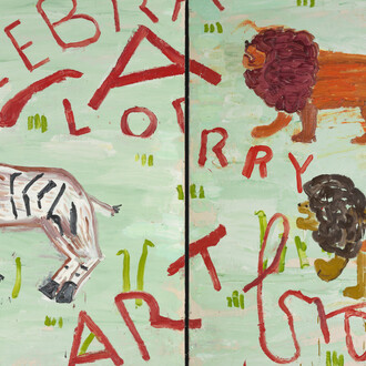 Rose Wylie, Lorry art, 2010. Per gentile concessione dello Zentrum Paul Klee