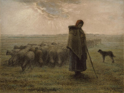 Peasants in Pastel. Courtesy of J. Paul Getty Museum