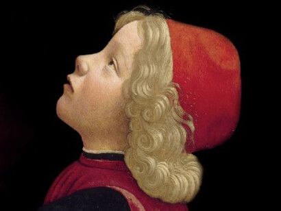 Domenico Ghirlandaio, Ritratto di vecchio con nipote,1490. Museo del Louvre, Parigi, particolare