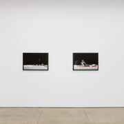 Ohan Breiding, Flaccid candle, rising smoke, exhibition view. Courtesy of Ochi 