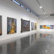 Ivan Pavle, Wandering through the labyrinth, exhibition view. Courtesy of Danubiana