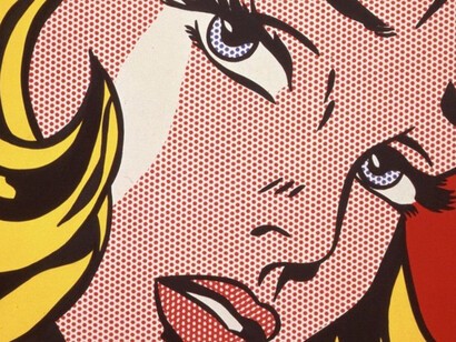 Roy Lichtenstein- Chica con cinta para el cabello