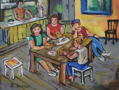 At the Table. Courtesy of Fountain House Gallery