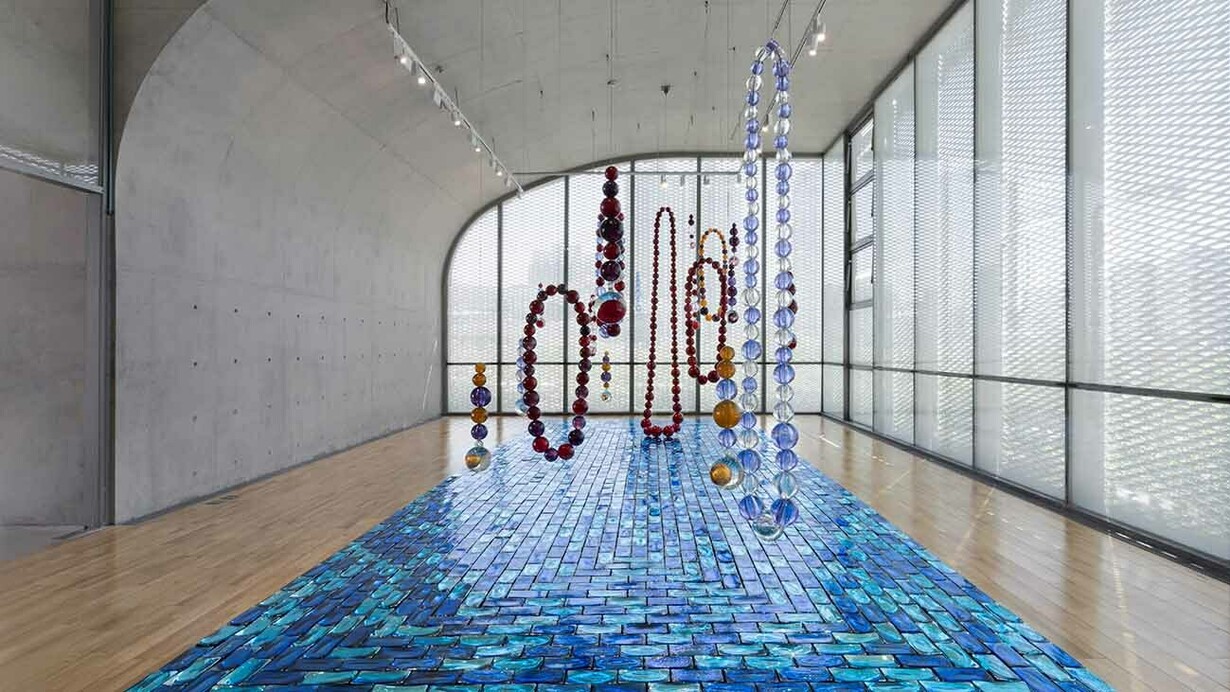 The enchantment, exhibition view. Courtesy of the Long Museum
