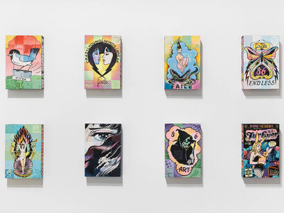 Faile, Something to believe in, exhibition view. Courtesy of Underdogs 