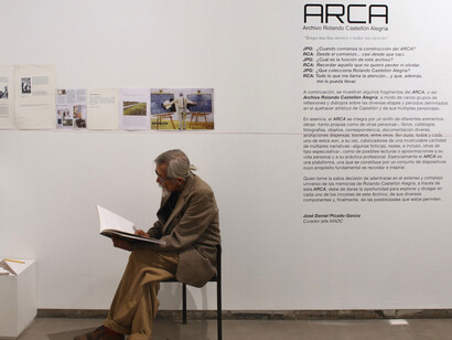 Rolando Castellón supervisando ARCA. Fotografía: MADC