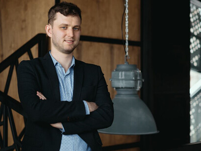 A young businessman and startup founder 