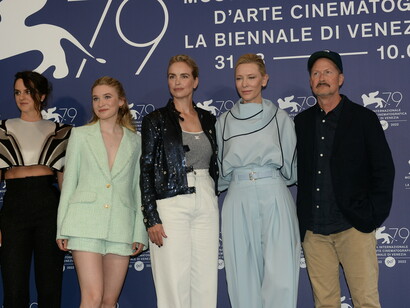 Cate Blanchett e iil cast di Tár alla 79ª edizione della Mostra Internazionale d’Arte Cinematografica di Venezia