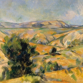 Paul Cézanne, "Mont Saint-Victoire Seen from Gardanne," 1892-95. Courtesy of Yokohama Museum 