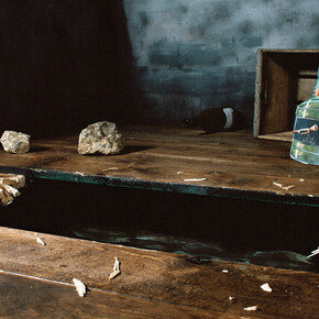 Will Connally, Signs and spirits of lake Elster. Courtesy of Reynolds Gallery