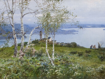 Ludovico Cavaleri, Dalle Montagne del Lago Maggiore, 1898