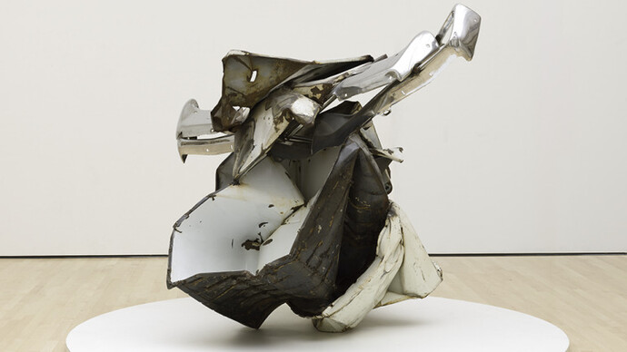 Carol Bove and John Chamberlain. Courtesy of San Francisco Museum of Modern Art