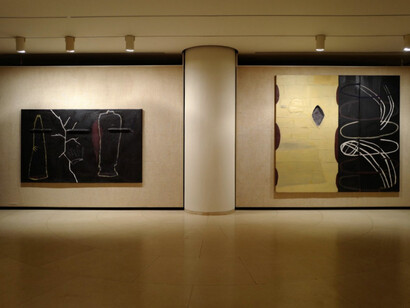 Julian Schnabel, Exhibition view. Courtesy of The Glass House