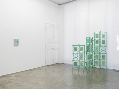 Koak, Lake margrethe, exhibition view. Courtesy of Perrotin Gallery