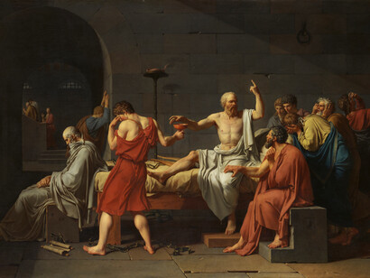 Jacques Louis David, La muerte de Sócrates