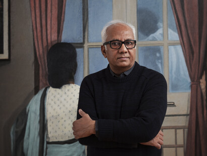 Portrait Atul Dodiya, 2024 © Tanguy Beurdeley. Courtesy of Templon Paris