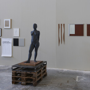 Julião Sarmento, Fourth Easy Piece, 2014, installation, variable dimensions