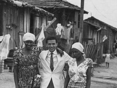 Carolina de Jesus, Audálio Dantas e Ruth de Souza na Favela do Canindé Terceiro