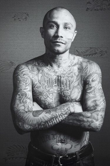 Shirin Neshat, Manuel Martinez, from Land of Dreams series, 2019. Digital c-print with ink and acrylic paint © Shirin Neshat. Courtesy the artist and Gladstone Gallery, New York and Brussels