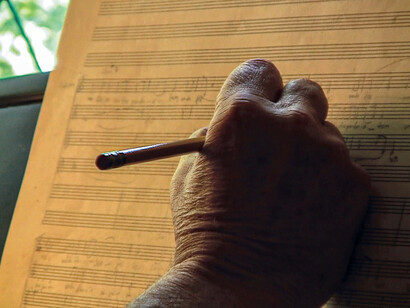 Composing, ph. Michael Stillwater