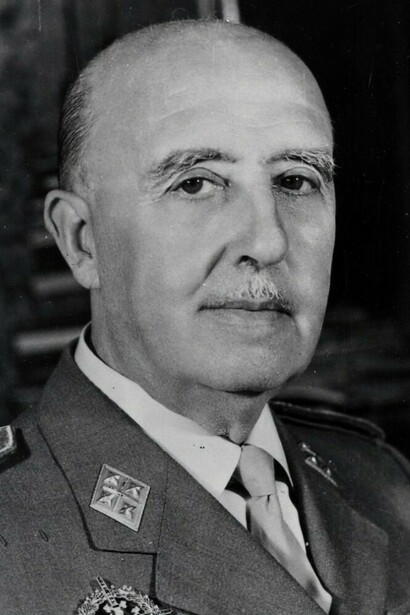 El dictador español Francisco Franco