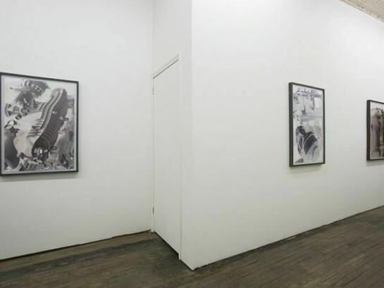 Installation view, main gallery: Joe Pflieger, Manifest, March 2014, at Monya Rowe Gallery