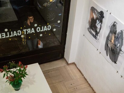 Will Barras And Andrea Ravo Mattoni. Courtesy of Galo Art Gallery