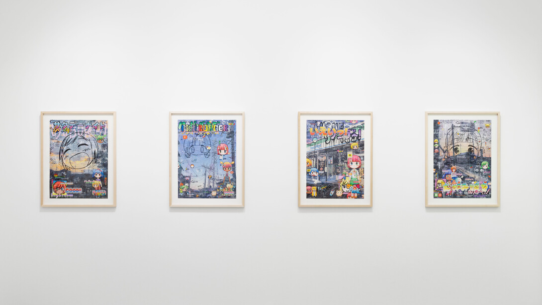 View of Mr.'s show Invoke It and a Flower Shall Blossom
at Perrotin Paris, 2024. Photo: Claire Dorn ©2024
Mr./Kaikai Kiki Co., Ltd. All Rights Reserved. Courtesy of
the artist and Perrotin