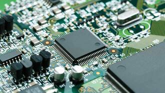 The intricate design of a computer processor, capturing the precision required to power quantum systems that could revolutionise technology