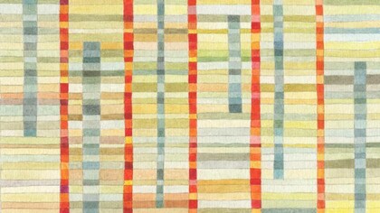 Six Columns, watercolour, 16 x 12cm, Mark Weighton, 2023