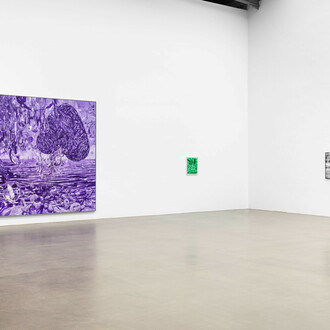 Stefan Guggisberg, Aligned mirrors, exhibition view. Courtesy of Galerie Eigen+Art