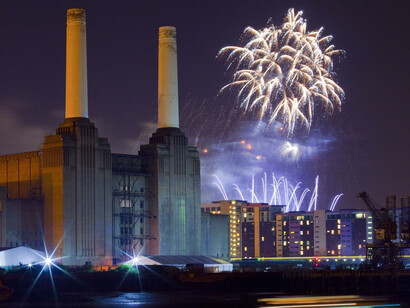 Londres. Central termoeléctrica de Battersea