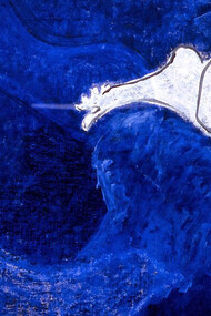 Osvaldo Licini. Amalassunta su fondo blu