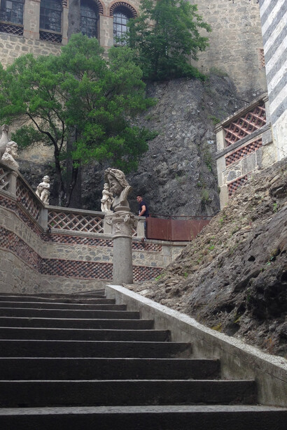 La scala esterna della Rocchetta