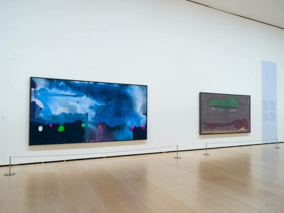 Helen Frankenthaler, Painting without rules, exhibition view. Courtesy of Guggenheim Museum Bilbao