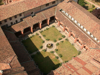 L'abbazia di Chiaravalle, vista dall'alto
