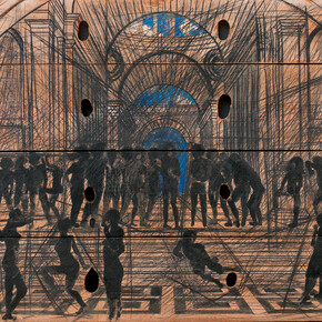 Ceroli, Mario, Scuola di Atene, Courtesy Tornabuoni Art