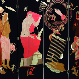 Francesc d’A. Galí, Paravent de la creació, 1929. Courtesy of Museu Nacional d’Art de Catalunya