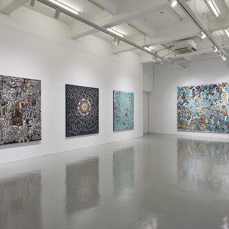 I Made Djirna, To truly return, we must belong Djirna’s Tapak Dara, exhibition view. Courtesy of Mizuma Gallery