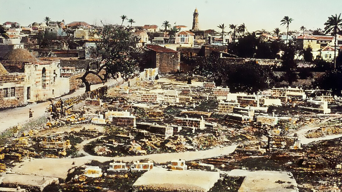Gaza from the west, c. 1950