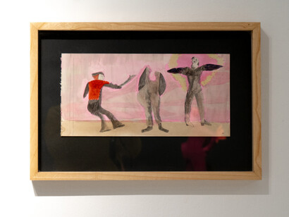 Francisco Leiro, Escrache, vista de exhibición. Cortesía de la Galería Moisés Pérez de Albéniz 