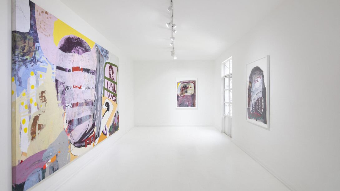 Virginia Chihota, Kuenda mberi, Moving on, vista de exhibición. Cortesía de Travesía Cuarto